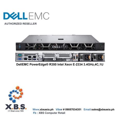 Dell Emc Poweredge R Intel Xeon E Ghz M Cache C T Gb