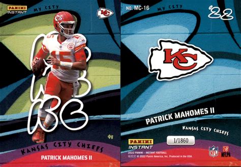 Patrick Mahomes Football Cards - Football Singles and Rookie Trading Cards