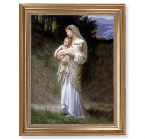 Divine Innocence Gold Framed Art Buy Religious Catholic Store