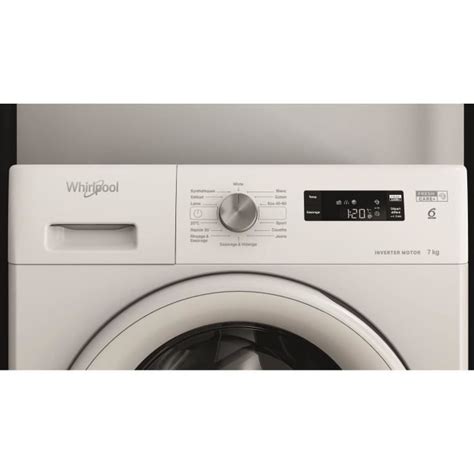 Lave Linge Hublot WHIRLPOOL FFS7458WFR Freshcare 7Kg 1400tr Min