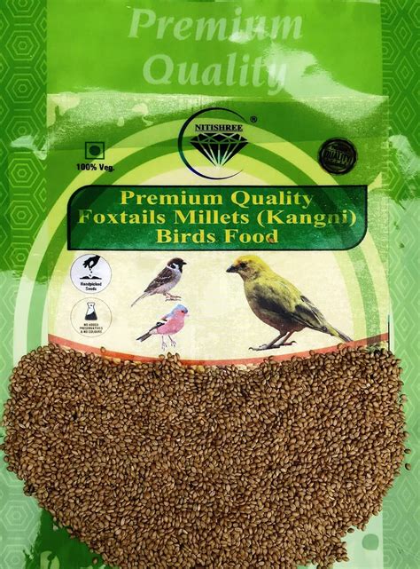 Buy Ntitishree® Foxtail Millet Kangni Yellow Millet Bird Seed Food 1kg For Canary Finches