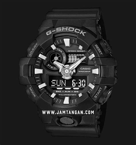 Casio G Shock Ga B Ga Bdr Men Digital Analog Dial Black Resin