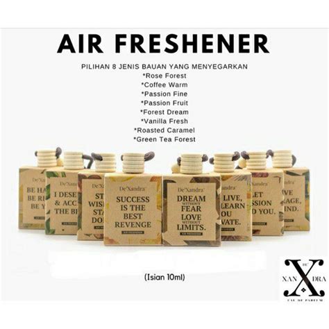 Dexandra Original Car Perfumes Flerr Air Fresheners Shopee Malaysia