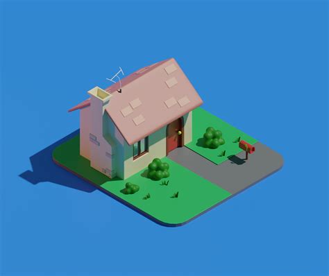 Low Poly House Finished Projects Blender Artists Community