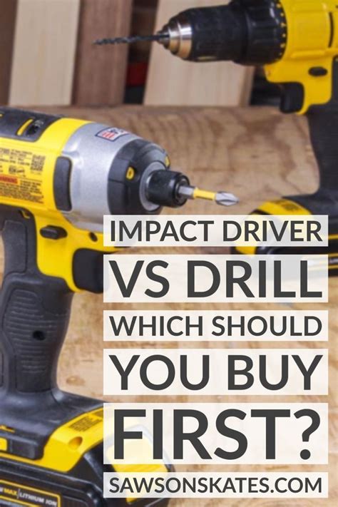 Impact Driver Vs Drill Which To Use And Why With Chart Saws On