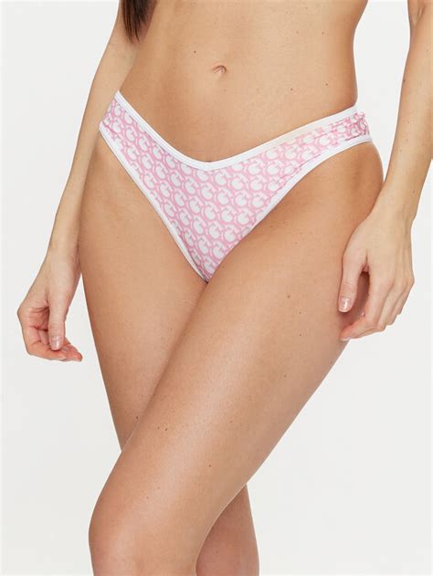 Guess Dół od bikini E4GO24 MC04R Różowy Modivo pl