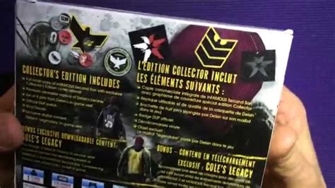 Infamous Second Son Collectors Edition Unboxing Youtube