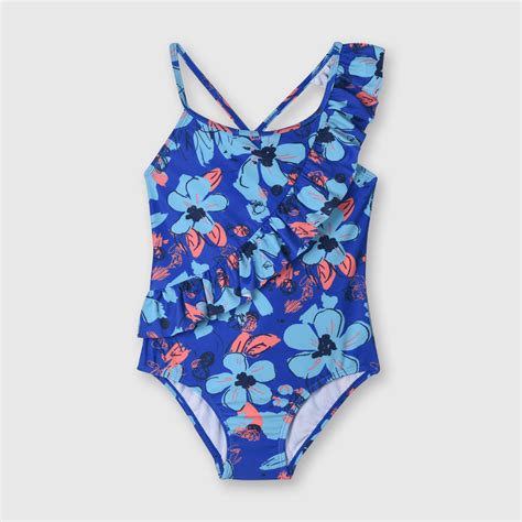 Ripley Ropa De Ba O Ni A Colloky Azul Flores Tropicales