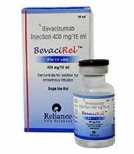 Bevacirel Bevacizumab Mg Injection Packaging Box Reliance Life