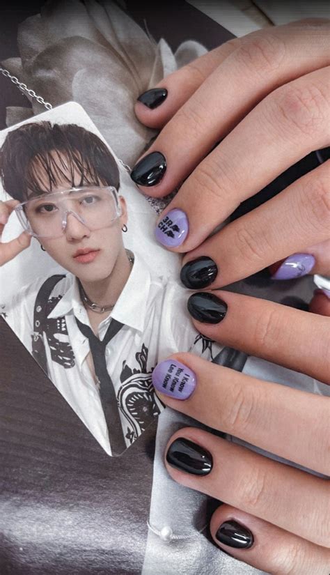 Straykids Changbin Nails Kids Nail Art Designs Nail Art For Kids