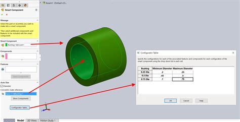 How To Make Solidworks Smart Components Even Smarter With Autosize