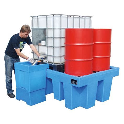 Drum Containment Bund Wp Series Bauer For Ibc Containers