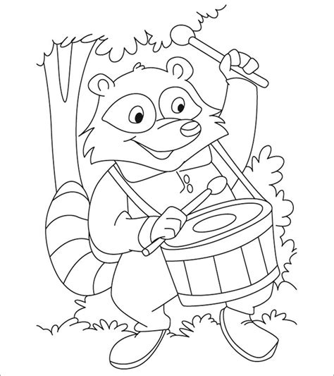 Raccoon Coloring Pages - ColoringBay