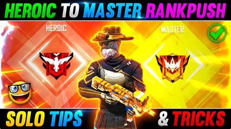 Heroic To Master Rank Push In 5 Hours Solo Rank Push Tips And Tricks Hidden Official Youtube