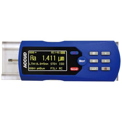 Surface Roughness Tester Sr200 Accud Co Ltd Portable With Lcd Display