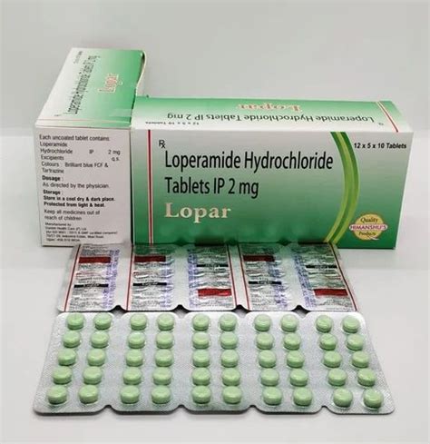 Mg Loperamide Hydrochloride Tablets Ip At Rs Box Lopex In