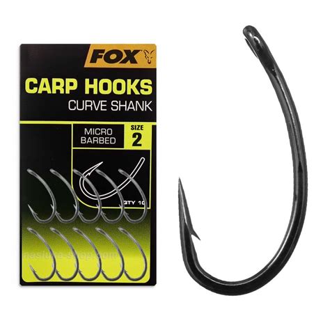 Fox Curve Shank Carp Hooks