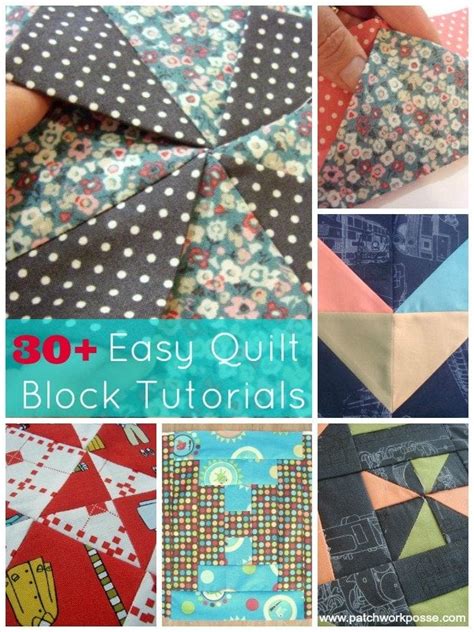 Easy Quilt Block Tutorials Patchwork Posse