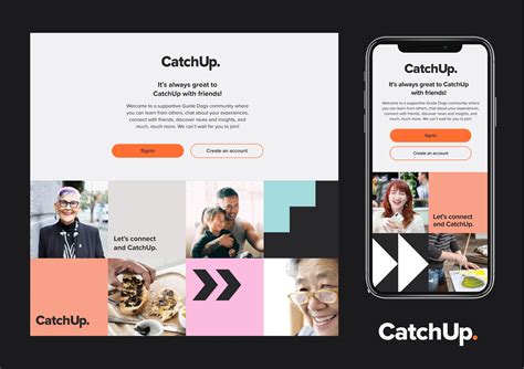 CatchUp — The Guide Dogs Social Media Platform - Good Design