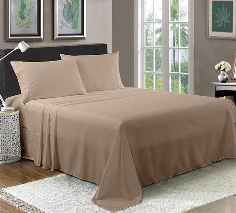 Sahinova Bamboo Derived Rayon Bed Sheet Set Deep Pockets Wrinkle Free