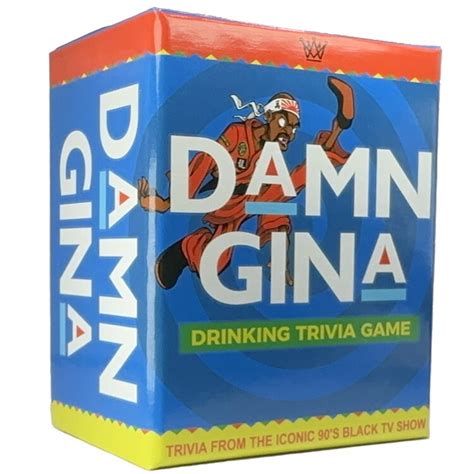 Black Owned Damn Gina Adult Drinking Trivia Party Card Game Etsy