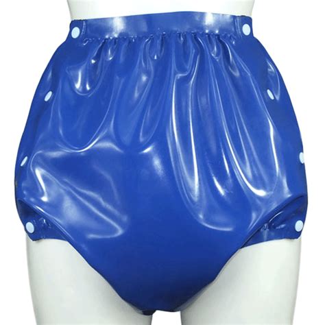 High Cut Buttoned Rubber Pants Kinkydiapers