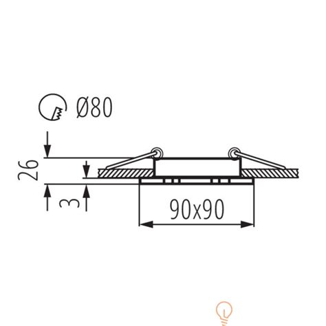 Oprawa Sufitowa Punktowa MR16 Kwadratowa Aluminium Szczotkowane SEIDY