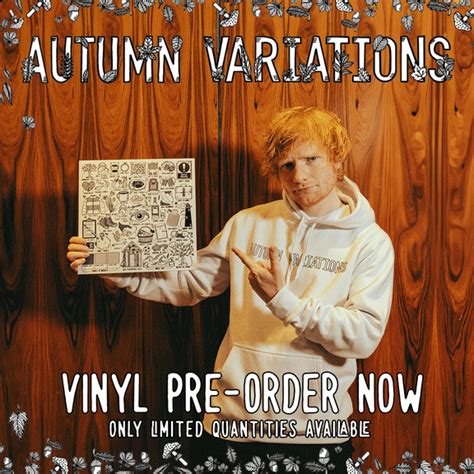 Autumn Variations Harvest Orange Vinyl Ed Sheeran