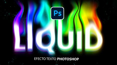 Efecto De Texto Liquido Rgb En Photoshop Aprende Facil