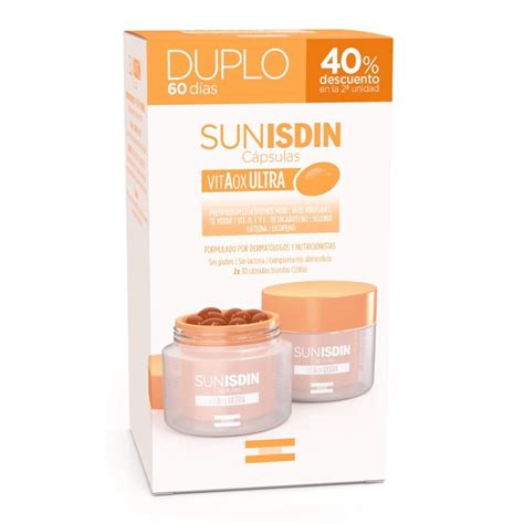 Sunisdin Vitaox Ultra Duplo Antioxidante Protector X C Psulas