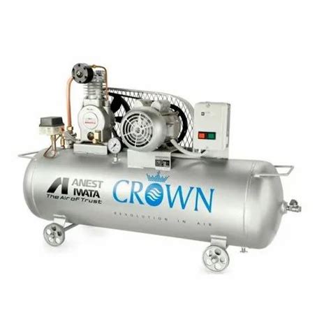 Single Phase Three Phase Anest Iwata Crown 3 HP Air Compressor