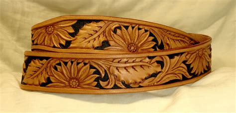 Handmade Western Leather Belt Patterns Lone Tree Leather Works Creates