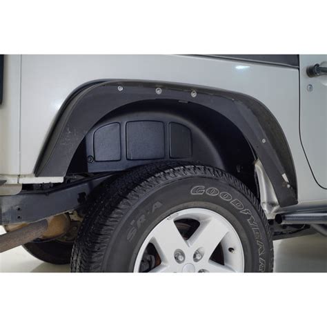 Paramount Automotive Front And Rear Inner Fender Liner Kit For 07 18 Jeep Wrangler Jk And Unlimited