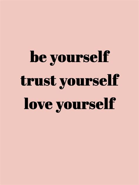 Wall Art Print Be Yourself Trust Yourself Love Yourself Finlay And Noa