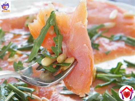 Carpaccio di salmone affumicato Le ricette di mamma Lù