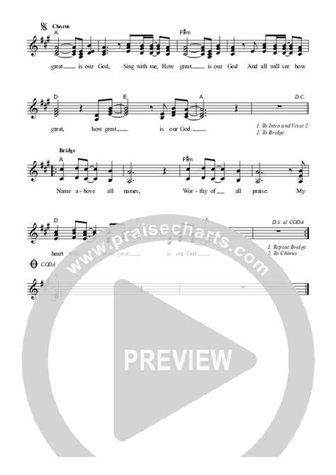 How Great Is Our God Sheet Music Pdf Dennis Prince Nolene Prince Praisecharts