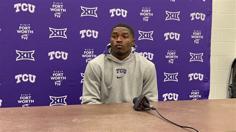 TCU CB Josh Newton Talks KSU Loss YouTube