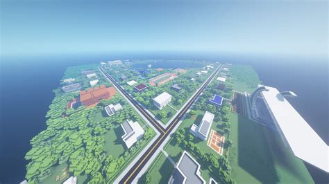 Modern Town - ideal for Survival Game Minecraft Map