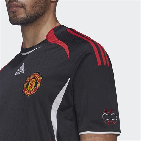 Manchester United 2021 Adidas Teamgeist Jersey Black Football Shirt