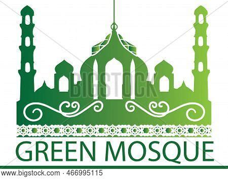 Green Mosque Monogram Vector & Photo (Free Trial) | Bigstock