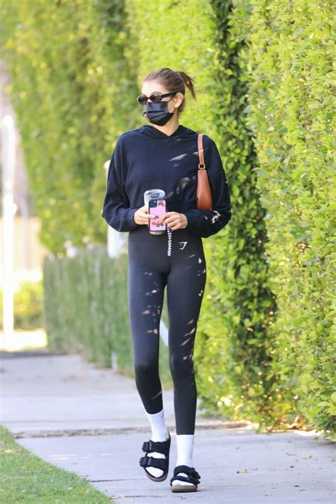 Kaia Gerber Showed Off Her Sexy Ass After A Workout 8 Photos The