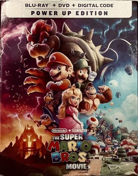 Disque Dvd Super Mario Bros Movie Uniquement Avec Tui Blu Ray