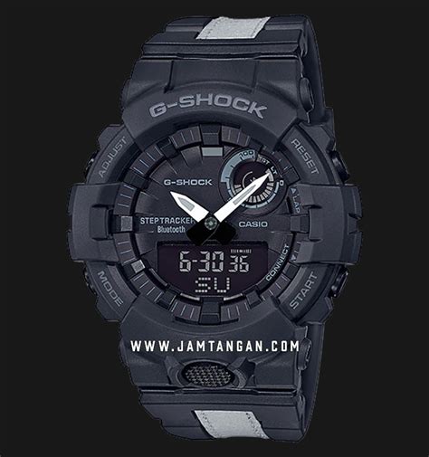 Casio G Shock G Squad Gba Lu Adr Black Digital Analog Dial Black