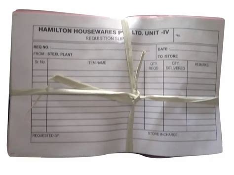 Paper Receipt Book Printing Service In Haryana Delhi At Piece In