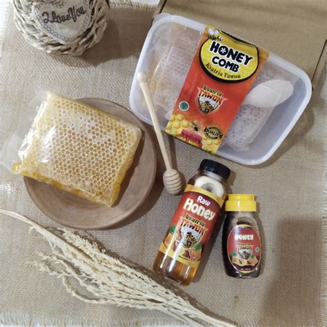 Jual Madu Sarang Honey Comb Asli Original Murni Dari Lebah Hutan