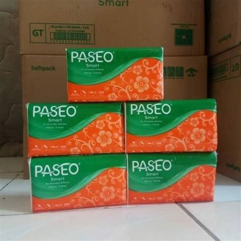 Jual Tissue Paseo Smart 250 Sheets 2 Play Refill Facial Di Lapak Happy