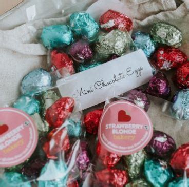 Strawberry Blonde Foil Wrapped Mini Eggs VEGAN GF G Ottawa Organics And Natural Foods