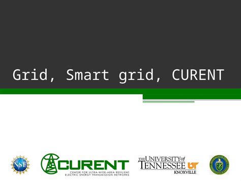 (PPT) Grid, Smart grid, CURENT. Basic components of the Electric Grid ...