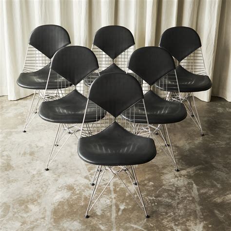 Charles Ray Eames Set Of Bikini Wire Frame Chairs By Vitra S