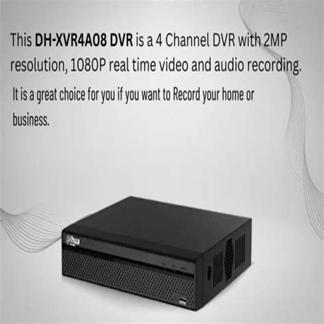 1920x1080 Pixel Dahua 8CH Digital Video Recorder, Model Name/Number: DH ...